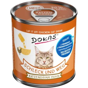 Dokas Katze Schleck und weg Drink Huhn