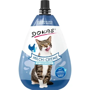 Dokas Katze Snack Milch-Creme mit Hühnerbrust