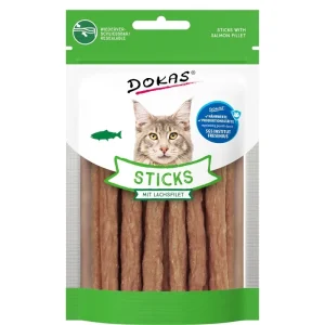 Dokas Katze Snack Sticks mit Lachsfilet