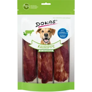 DOKAS Kaurippe mit Entenbrustfilet 210 g | Hundesnack