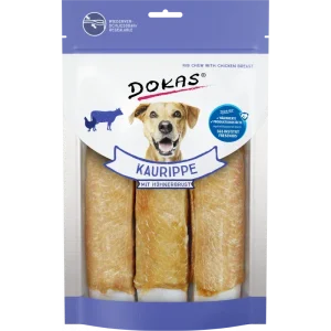 DOKAS Kaurippe mit Hühnerbrustfilet 210 g | Hundesnack