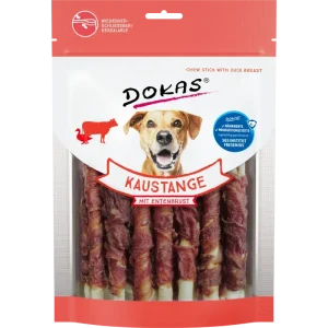 DOKAS Kaustangen mit Entenbrust 200 g | Hundesnack