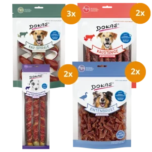 DOKAS Kombipaket – Enten Snacks Mix (4 Sorten)