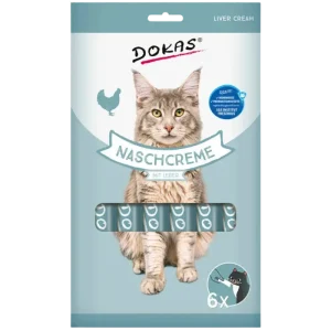 DOKAS Nasch-Creme mit Leber | Katzensnack