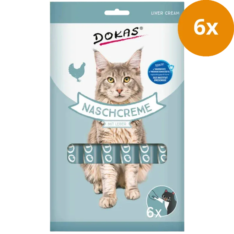 DOKAS Nasch-Creme mit Leber | Katzensnack - Image 2