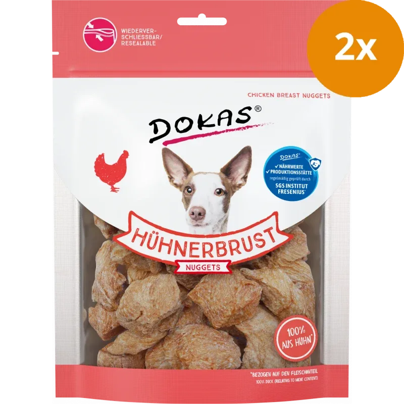 DOKAS Nuggets Hühnerbrust 110 g | Hundesnack - Image 2
