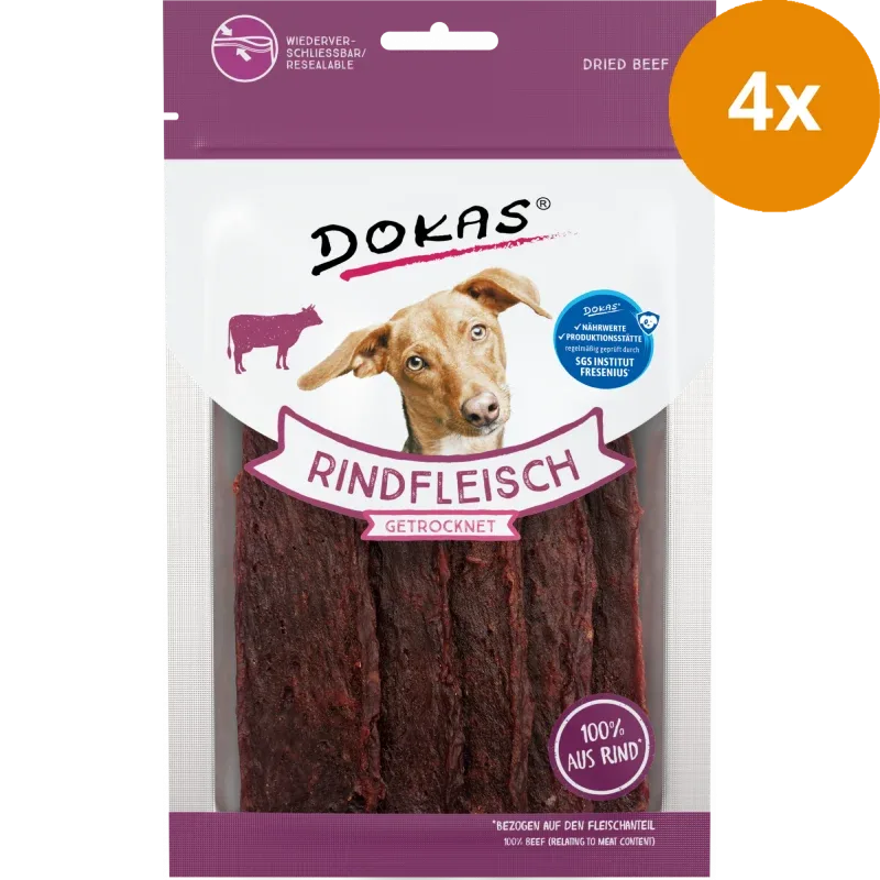 DOKAS Rindfleisch getrocknet 70 g | Hundesnack - Image 2