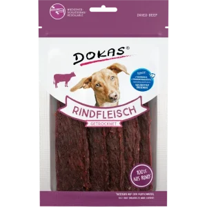 DOKAS Rindfleisch getrocknet 70 g | Hundesnack