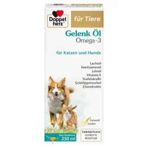 Doppelherz Gelenk Öl Omega-3 für Katzen und Hunde 250 ml