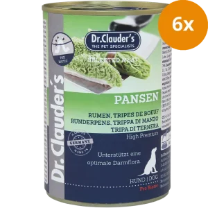 Dr Clauder Nassfutter für Hund Selected Meat Pansen 6 x 400g