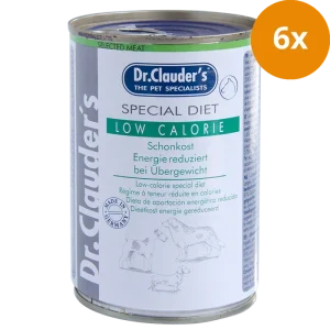 Dr Clauder Nassfutter für Hund Special Diet Low Calorie 6 x 400g