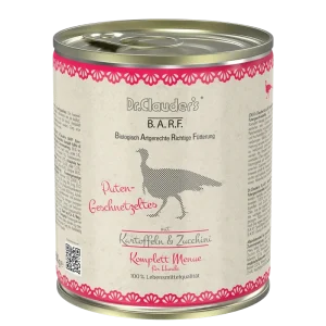 Dr.Clauder's BARF Dog Dose Komplettmenü Putengeschnetzeltes
