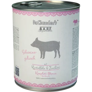 Dr.Clauder's BARF Dog Dose Komplettmenü Schweinegulasch
