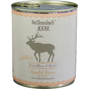 Dr.Clauder's BARF Dog Dose Komplettmenü Wildbret