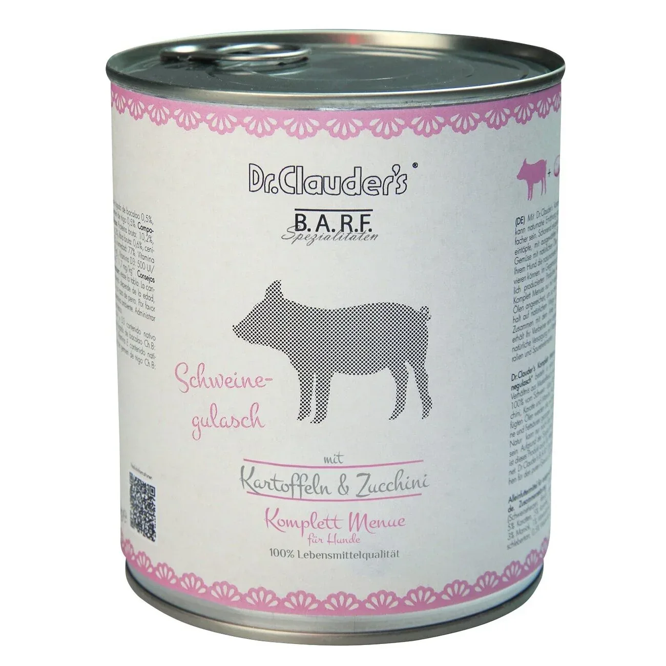 Dr. Clauders Barf Dog Komplettmenü Schweinegulasch - Image 2