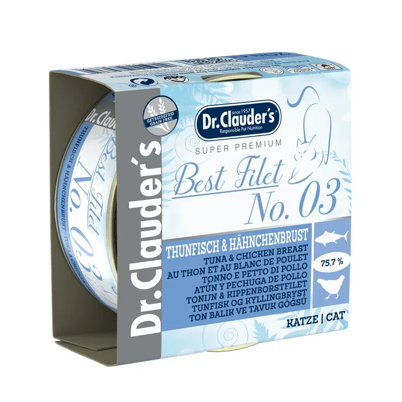 Dr.Clauders Best Filet No3 Thunfisch & Hähnchenbrust