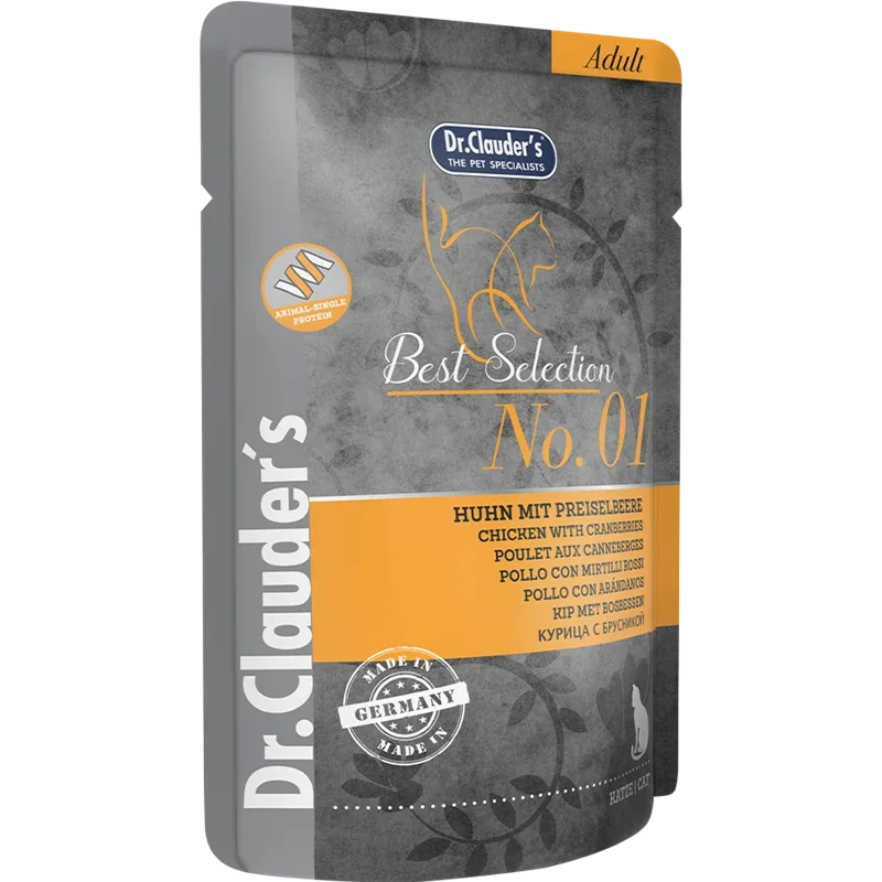 Dr.Clauder's Best Selection No. 1 Huhn mit Preiselbeeren 85 g