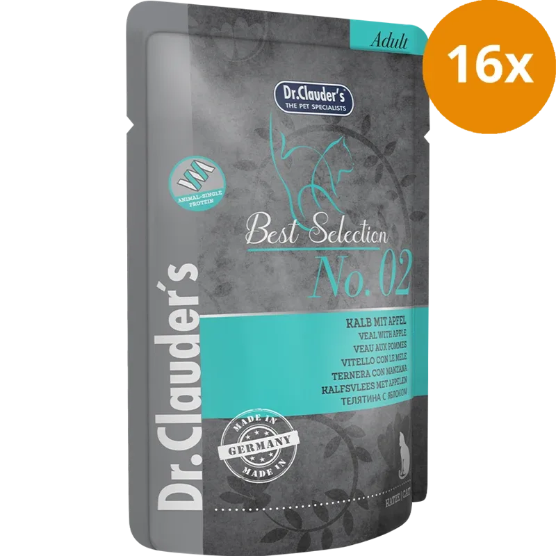 Dr.Clauder's Best Selection No. 2 Kalb mit Apfel 85 g - Image 2