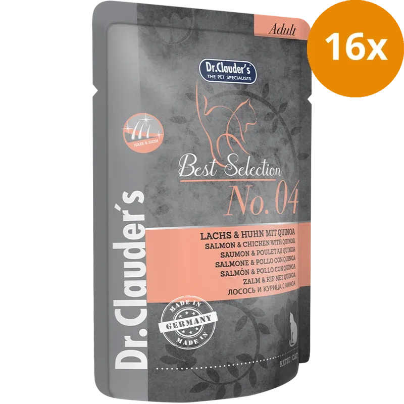 Dr.Clauder's Best Selection No. 4 Lachs & Huhn mit Quinoa 85 g - Image 2
