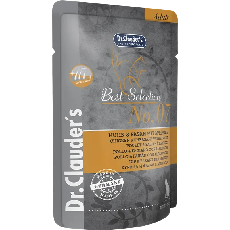 Dr.Clauder's Best Selection No. 7 Huhn & Fasan mit Aprikose 85 g