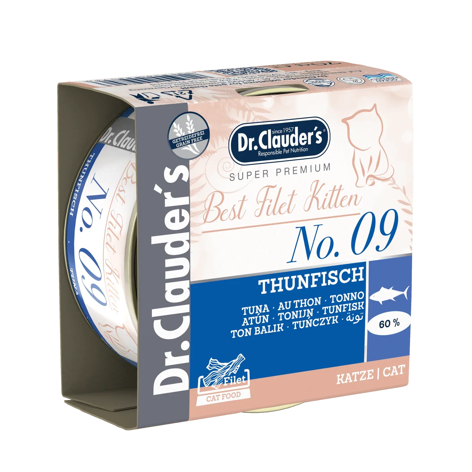 Dr.Clauder's Cat Best Filet No9 Kitten Thunfisch