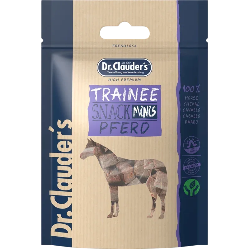 Dr.Clauder's Dog Snack Trainee Mini Pferd 50 g