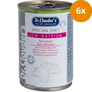 Dr. Clauder’s Nassfutter für Hund Special Diet Low Natrium 6 x 400g