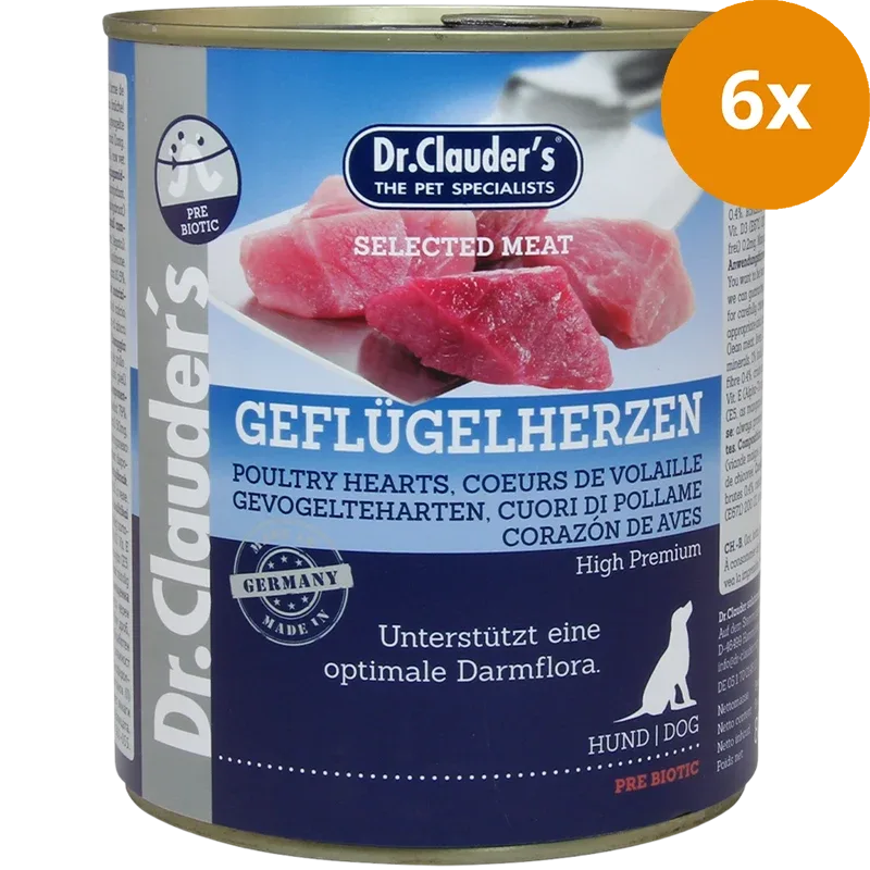 Dr.Clauder's Selected Meat Geflügelherzen 800 g - Image 2
