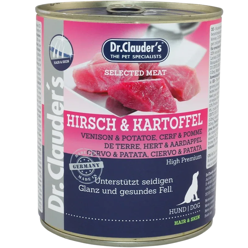 Dr.Clauder's Selected Meat Hirsch & Kartoffel 800 g