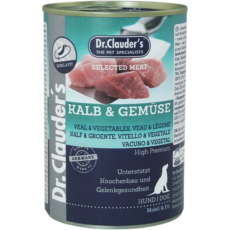 Dr.Clauder's Selected Meat Kalb & Gemüse 400 g