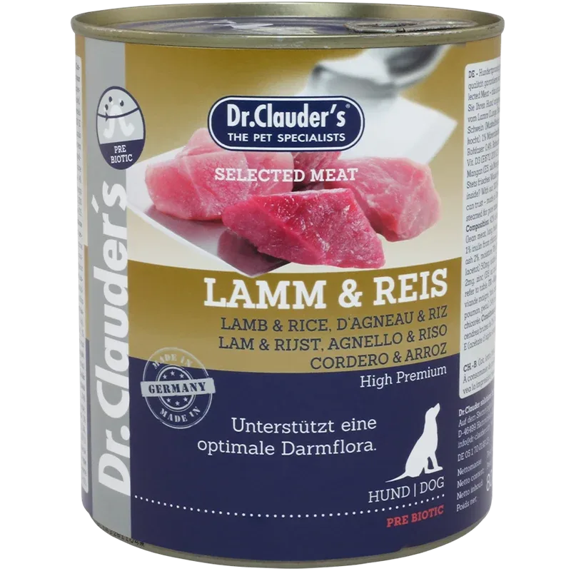 Dr.Clauder's Selected Meat Lamm & Reis 800 g