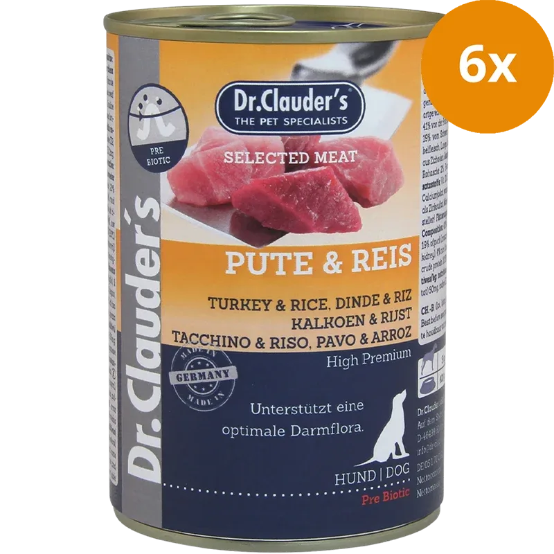 Dr.Clauder's Selected Meat Pute & Reis 400 g - Image 2