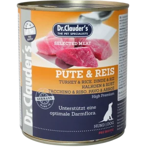 Dr.Clauder's Selected Meat Pute & Reis 800 g