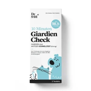Dr. SAM pawcheck Giardien Test 2er-Set für Hunde und Katzen