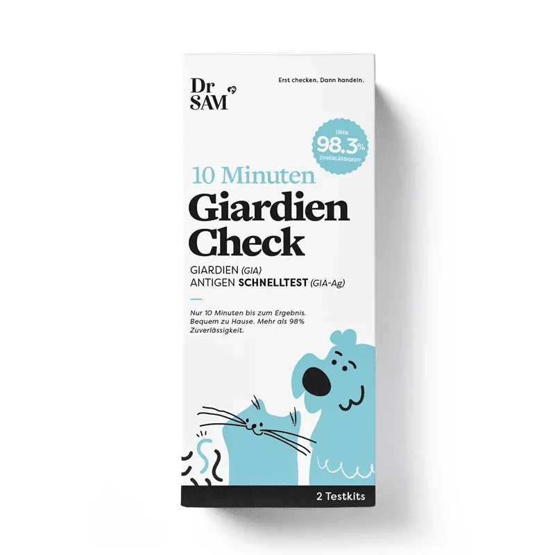 Dr. SAM pawcheck Giardien Test 2er-Set für Hunde und Katzen