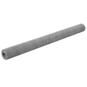 Drahtzaun Verzinkter Stahl 25x1,5 m Silbern - HaustierPro