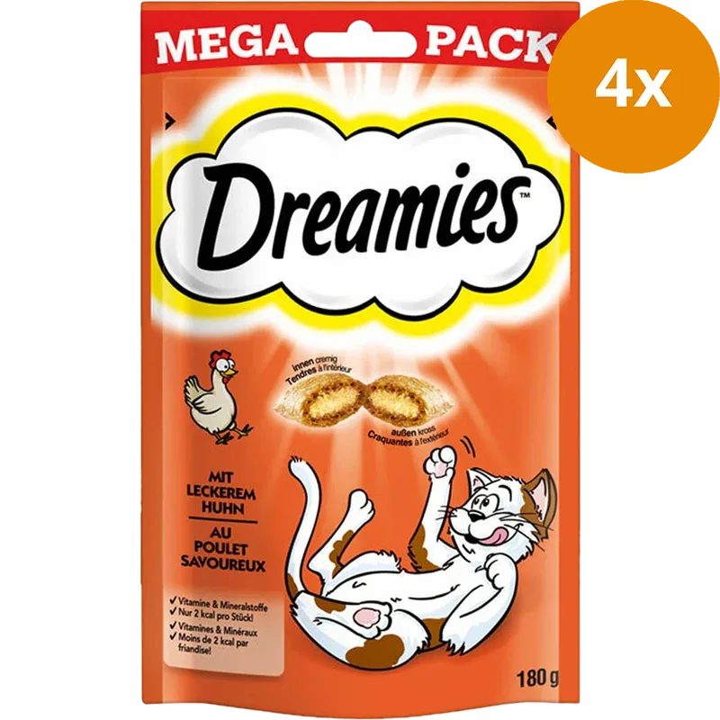 DREAMIES Cat Snack Mega Pack Huhn 180 g - Image 2