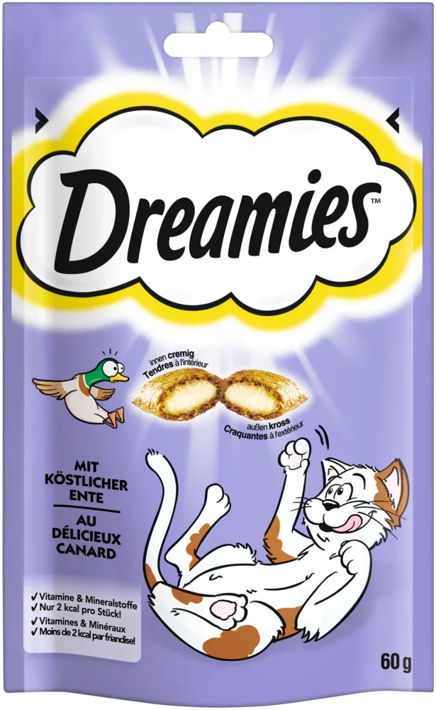 Dreamies Cat Snack mit Ente