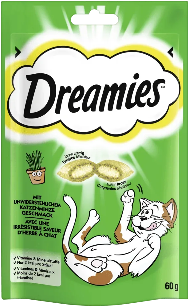 Dreamies Cat Snack mit Katzenminze