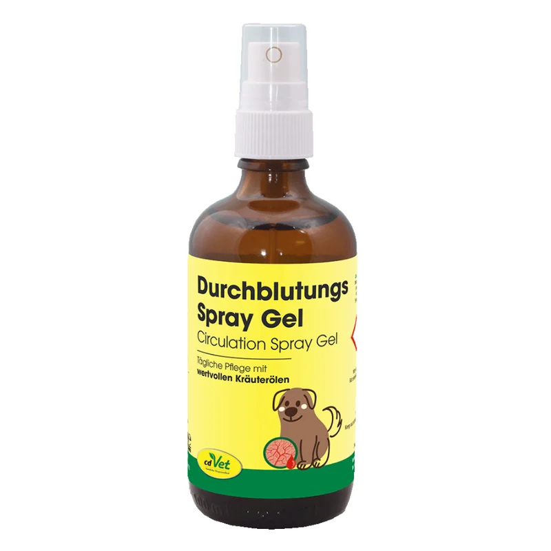 Durchblutungs Spray Gel 100 ml – Kühlende Pflege für Muskeln und Gelenke bei Tieren