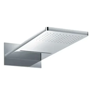 Duschkopf Oslo 48.3x20.5cm aus Stahl mit 2 Strahlen und Einbaukörper - HaustierPro