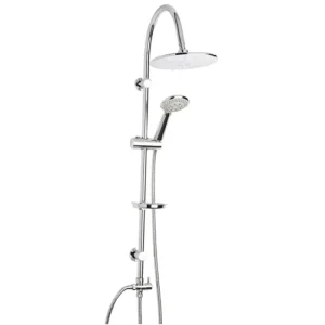 Duschsäule Modell Capri Edelstahl und Brausekopf und Handbrause aus ABS Kollektion Hochwertig Dusche - HaustierPro
