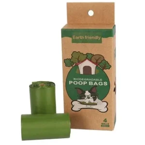 Earth Friendly POOP BAGS Hundekotbeutel 4 Rollen