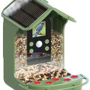 Easypix BirdyCam Wildkamera mit Futterspender Grün mit Anti-Verschmutzungstechnik - HaustierPro