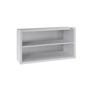 Edelstahl Wandhängeschrank ECO - 1000x400mm - ohne Schiebetür - 650mm hoch - HaustierPro