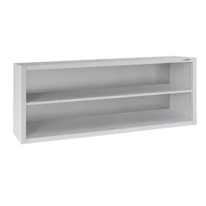 Edelstahl Wandhängeschrank ECO - 1800x400mm - ohne Schiebetür - 650mm hoch - HaustierPro