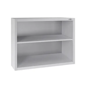 Edelstahl Wandhängeschrank ECO - 800x400mm - ohne Flügeltür 800mm hoch (Plastikfrei) - HaustierPro