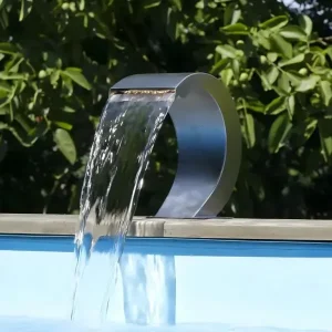 Edelstahl-Wasserfall Mamba S-LED 7504632 für Feuchtbiotope - HaustierPro