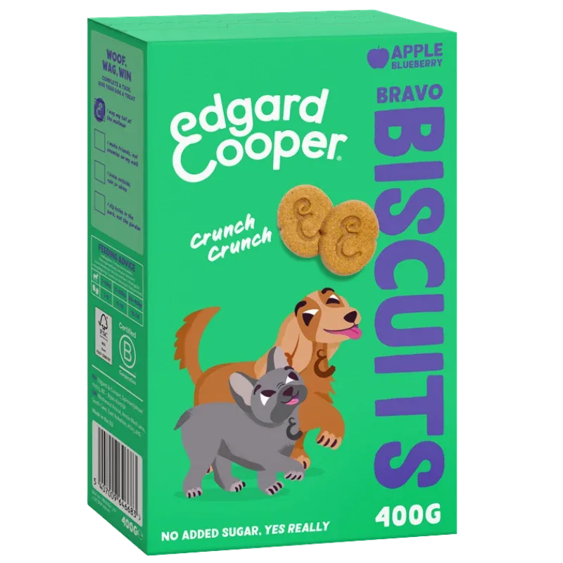 Edgard & Cooper Biscuits Apfel und Blaubeeren 400 g
