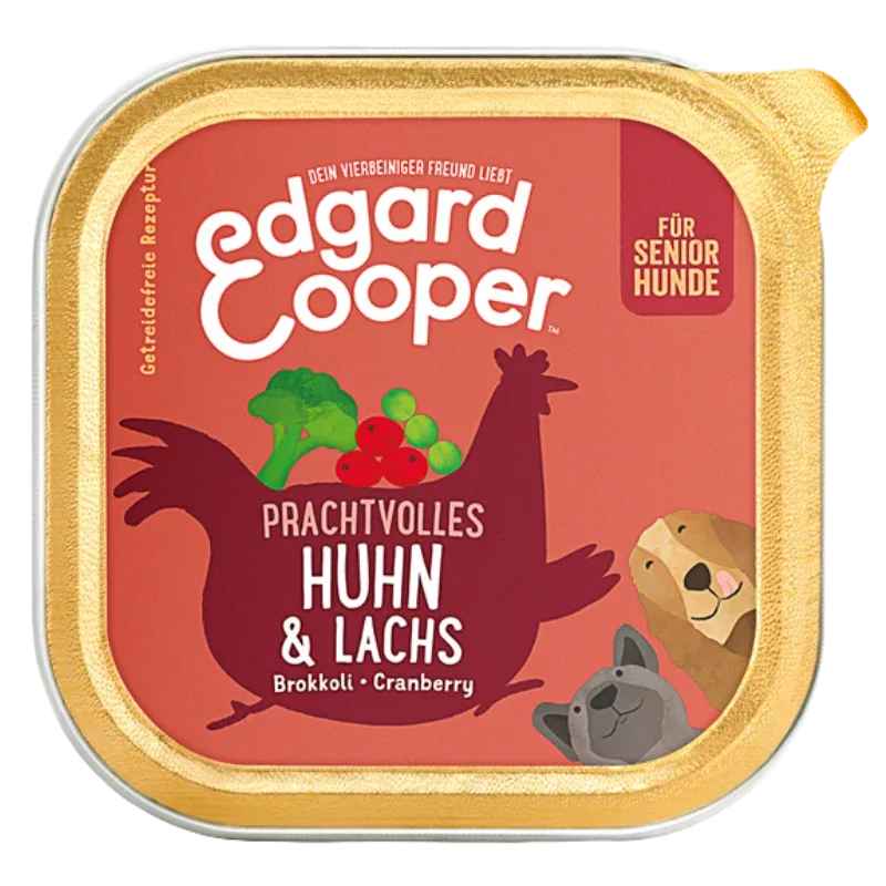 Edgard & Cooper Dog Huhn & Lachs Senior 150 g
